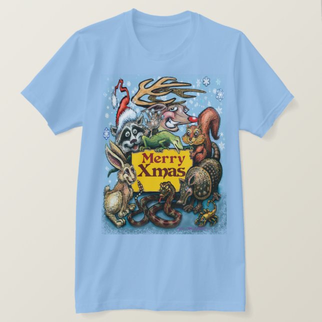 T-shirt Créatures de Noël (Design devant)