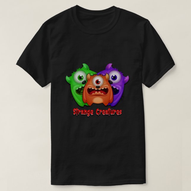 T-shirt Créatures étranges (Design devant)