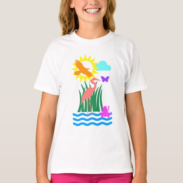 T-shirt Créatures Everglade (Devant)