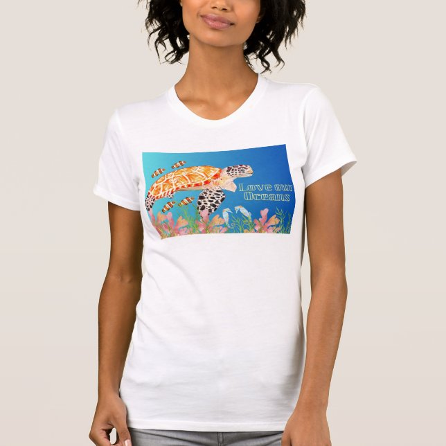 T-shirt Créatures marines (Devant)