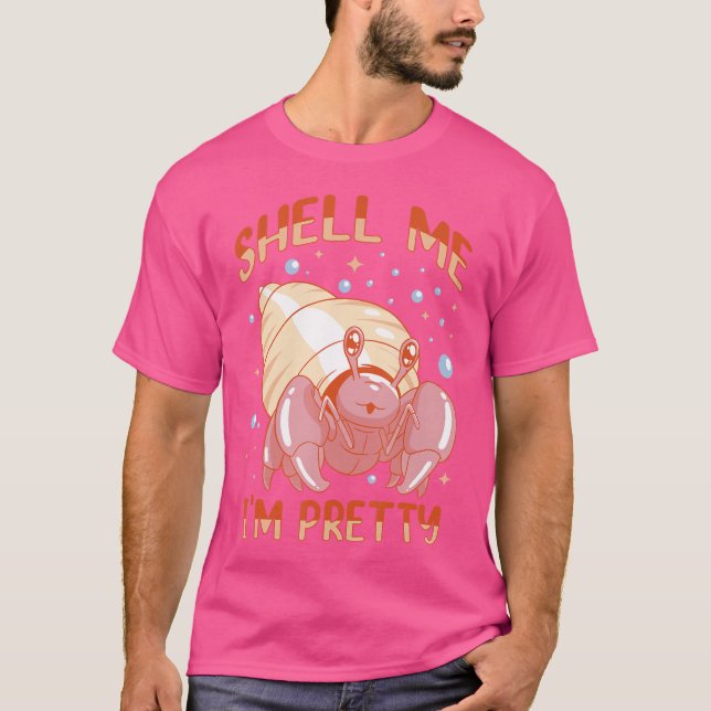 T-shirt Créatures marines Coques de fruits de mer Hermite  (Devant)