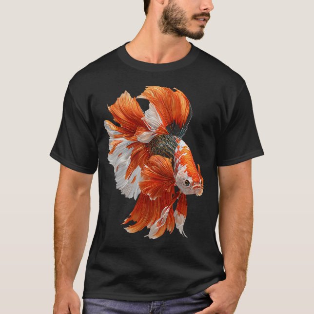 T-shirt Créatures marines Kawaii avec des requins et des é (Devant)
