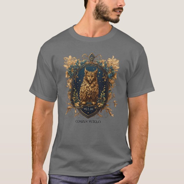 T-shirt Créatures mythiques - Art inspiré du folklore (Devant)