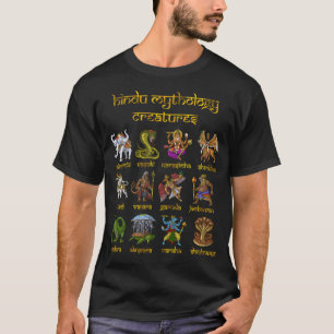 T-shirt Créatures mythiques de l'hindouisme
