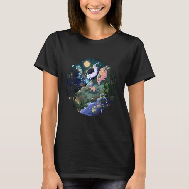T-shirt Créatures mythiques japonaises mignonnes Kappa Dra (Devant)
