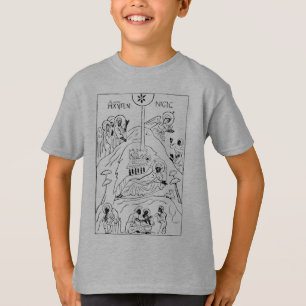 T-shirt Crèche orthodoxe minimale