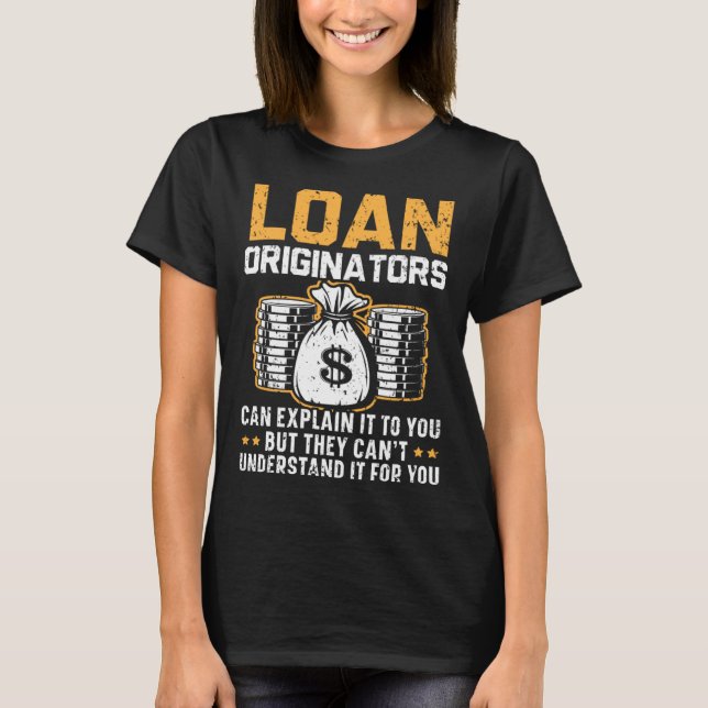 T-shirt Credit Officer Job Profession Debt Loan Officer  4 (Devant)