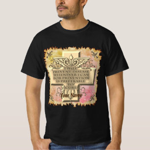 T-shirt Credo Caduceus Médicale
