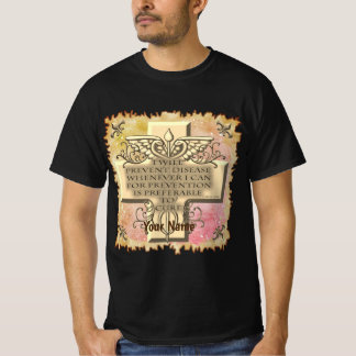 T-shirt Credo Caduceus Médicale