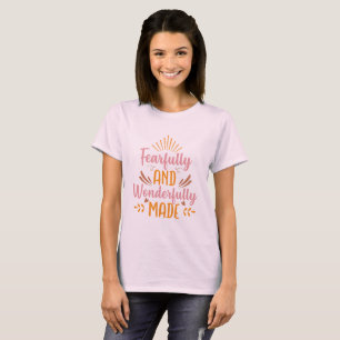 T-shirt Créé avec Crainte et Merveille