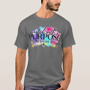 T-shirt Créé Avec Une Aquarelle Objectif Citations Chrétie