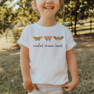 T-shirt Créé Chosen Loved Christian Kid's Shirt