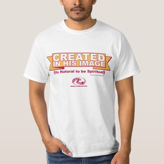 T-SHIRT CRÉÉ DANS SON IMAGE (Devant)