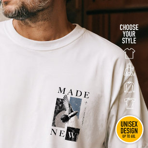 T-shirt Créé Nouveau 2 Corinthiens 5:17 Vêtements Chrétien