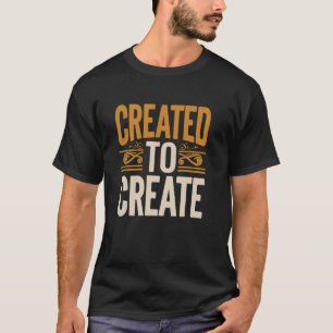 T-shirt Créé Pour Créer Drôle Artiste Professeur D'art Pe