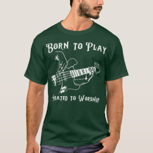 T-shirt Créé pour le culte Christian Bass Player Design
