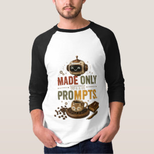 T-shirt Créé Uniquement Avec Des Invites Drôle De Robot De