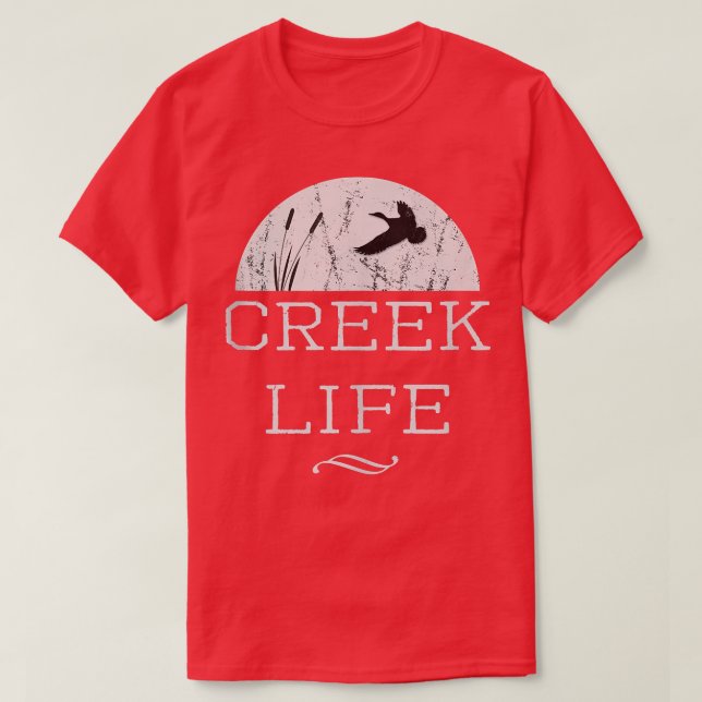T-shirt Creek Life Watermen's Salt Marsh Outdoor Lover (Design devant)