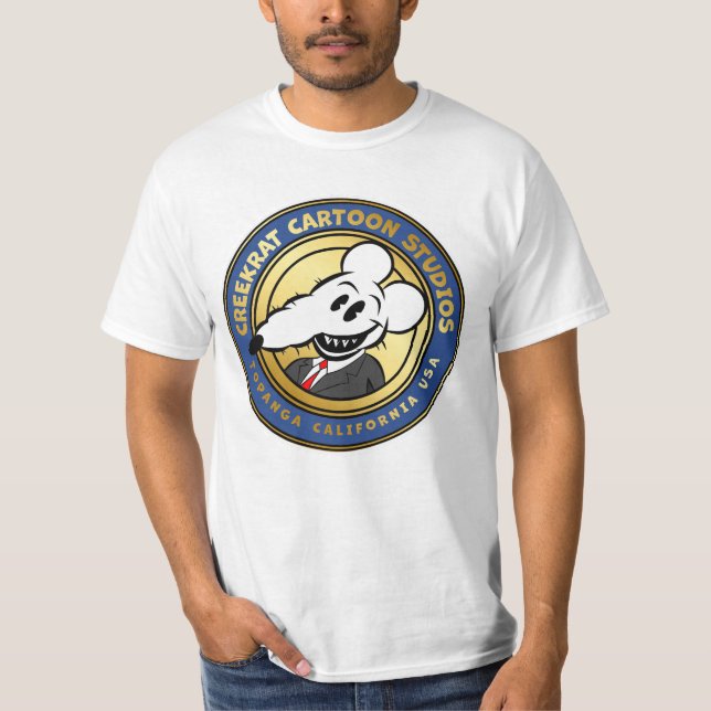 T-shirt Creek Rat | Creek Rat Cartoon Studios (Devant)