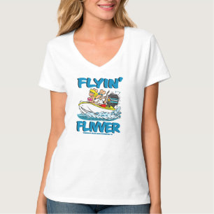 T-shirt Creekrat Cartoon Studios Creek Rat Flivver Boat