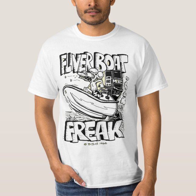 T-shirt Creekrat Fliver Bateau Freak Tee (Devant)