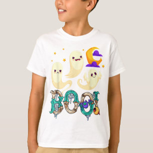 T-shirt Creep It Real Skateboard Ghost Retro Halloween