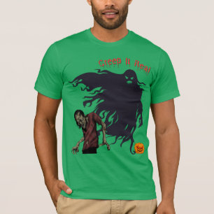T-shirt Creep It Real Zombie Shirt - Effrayant graphique d