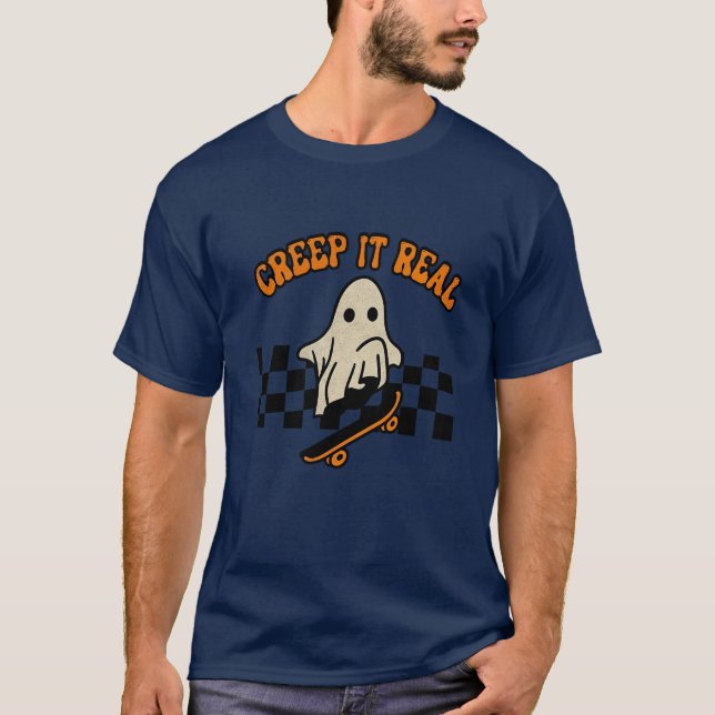 T-shirt Creep it réel - Ghost shirt (Devant)