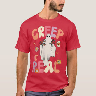 T-shirt Creep It Véritable Fantôme Halloween Costume Flora