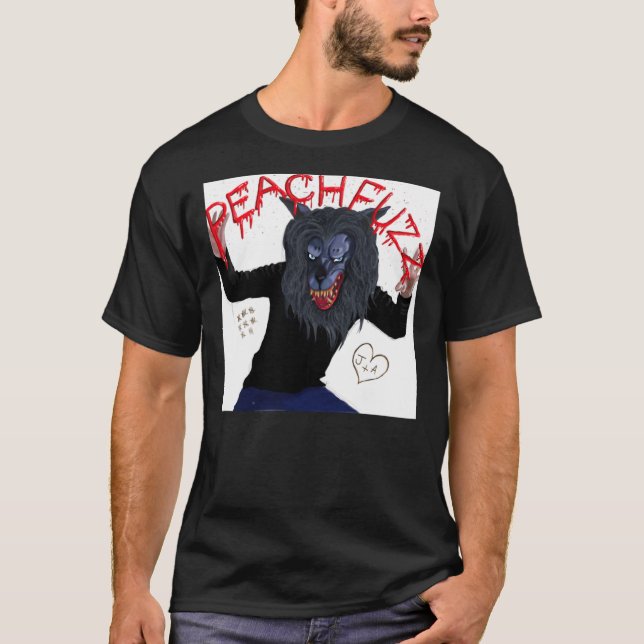 T-shirt Creep - Peachfuzz Masque de loup-garou Pose classi (Devant)