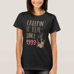 T-shirt Creepin It Real Halloween Retro 1993 Naissance de