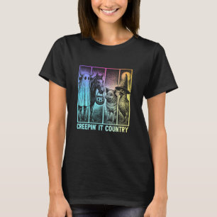T-shirt Creepinu2019 Ça Pays Halloween Ferme Animal Cochon