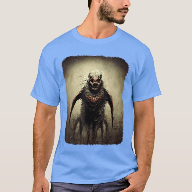 T-shirt Creepy Clown Evil Scary Clown Insane Horror Hallow (Devant)