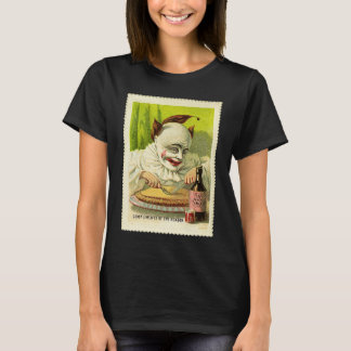 T-shirt Creepy Evil Victorian Clown Christmas Greeting