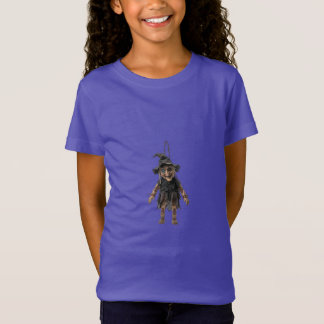 T-Shirt Creepy Wooden Witch Marionette Halloween