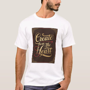 T-shirt Créer avec le cœur
