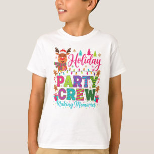 T-shirt "Créer des souvenirs avec l'équipe des fêtes"