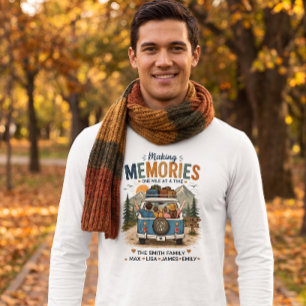 T-shirt Créer des souvenirs un kilomètre à la fois   Famil