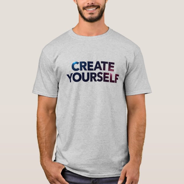 T-shirt Créer soi-même - Motivational Typography Design (Devant)