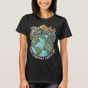 T-shirt Créer un environnement Fleur sauvage de Jour des t