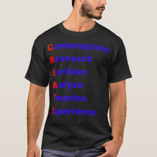 T-shirt Créer un modèle de recherche Acrostique Analyser l