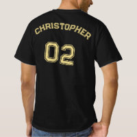 Créer un nom de joueur Numéro Jersey Mens Coton no
