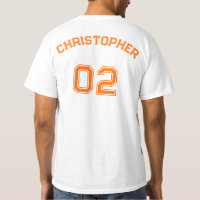 Créer un nom de joueur Numéro Jersey Mens Valeur C