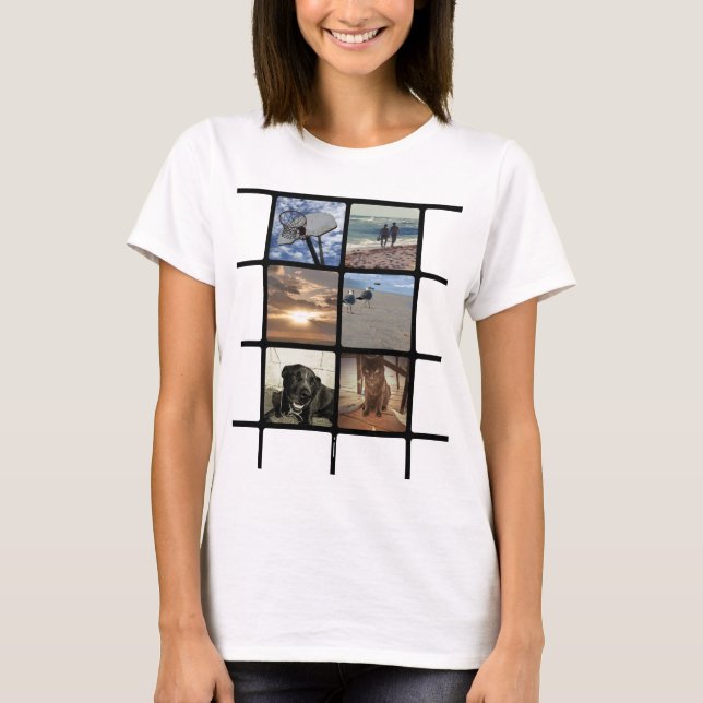 T-shirt Créer une photo Instagram (Devant)