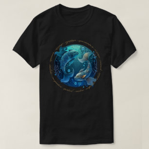 T-shirt Créer vos propres poissons célestes Zodiac