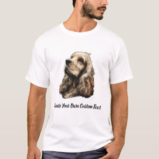 T-shirt Créer votre propre Spaniel Cocker Américain person