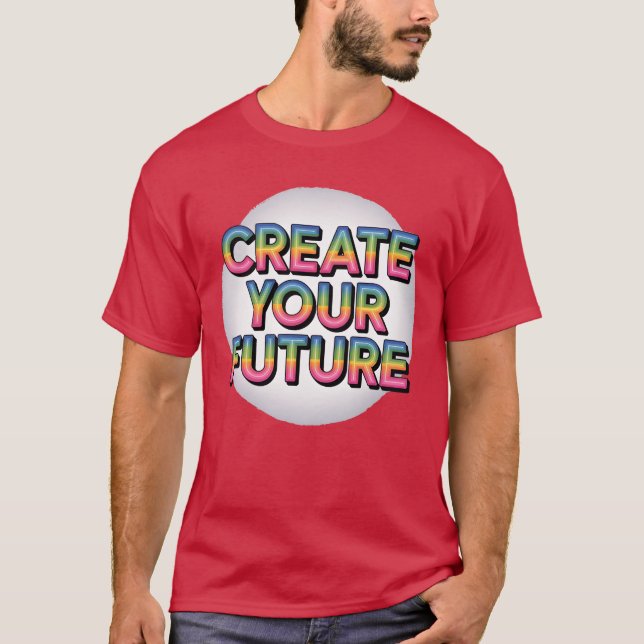 T-shirt Créez vos futurs amis Rainbowet (Devant)