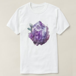 T-shirt Créez vos propres cristaux d'améthyste violette