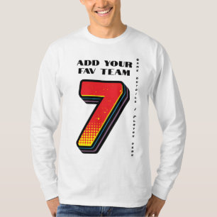 T-shirt Créez votre équipe préférée 7 Football/Football