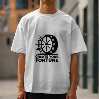 T-shirt Créez votre motivation de fortune